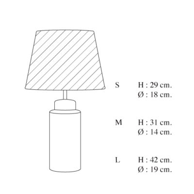 Lamp Chart Size