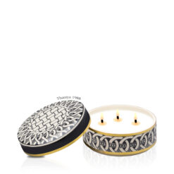 Ceramic Canister Cylinder Black Rasso
