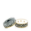 Ceramic Canister Cylinder Celtic Knot