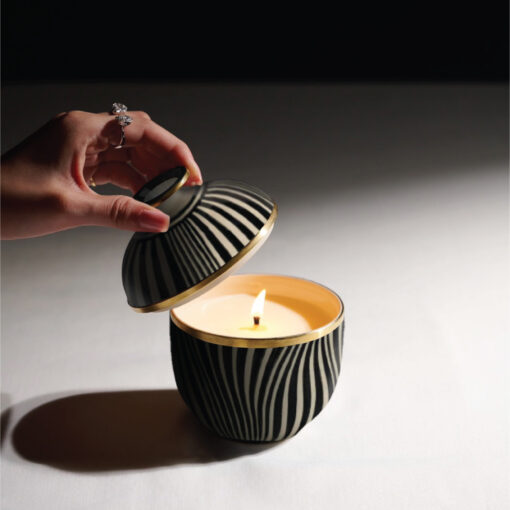 Ceramic Candle Tuay Safari Zebra - Image 3