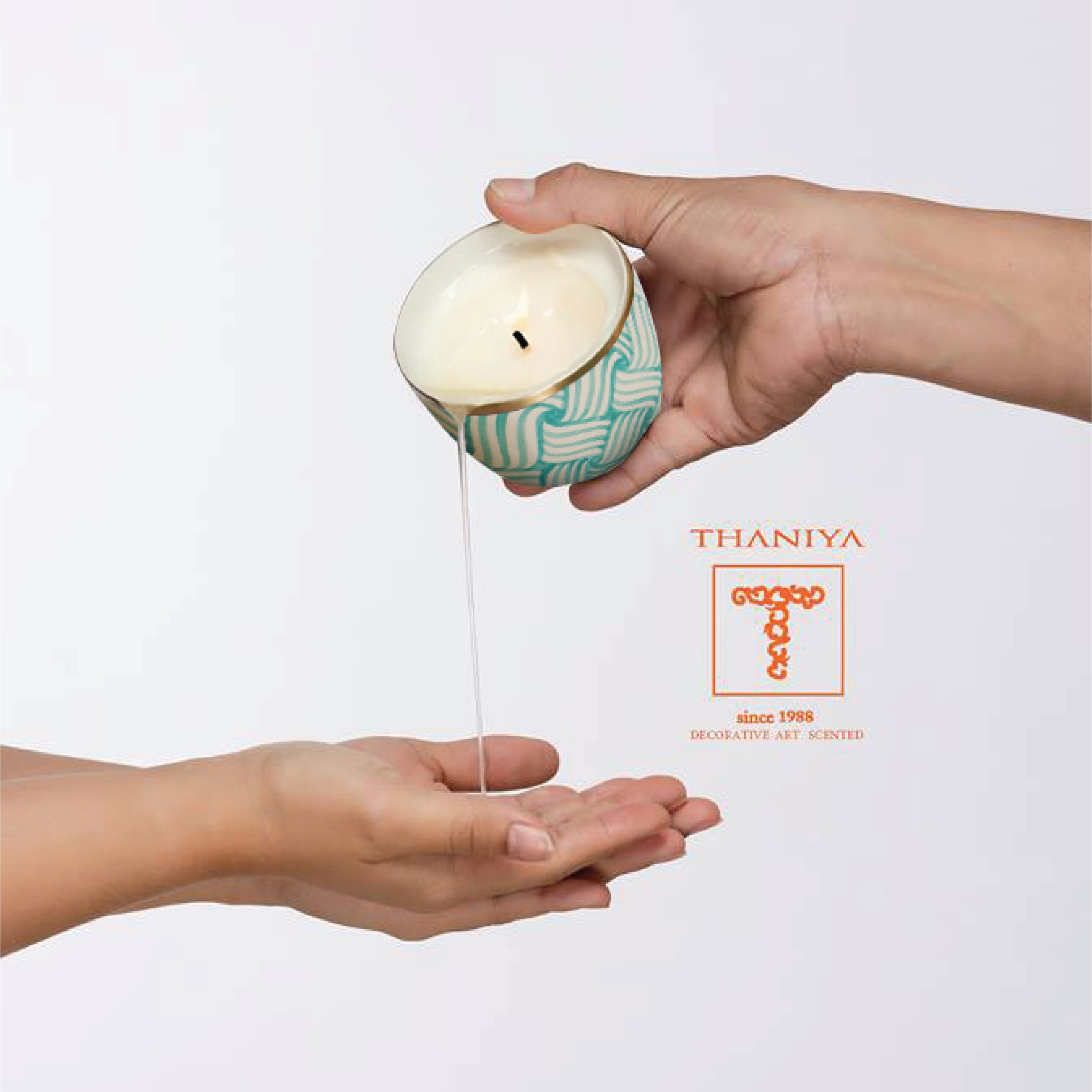 Ceramic Candle Tuay Green Infinity - Image 4