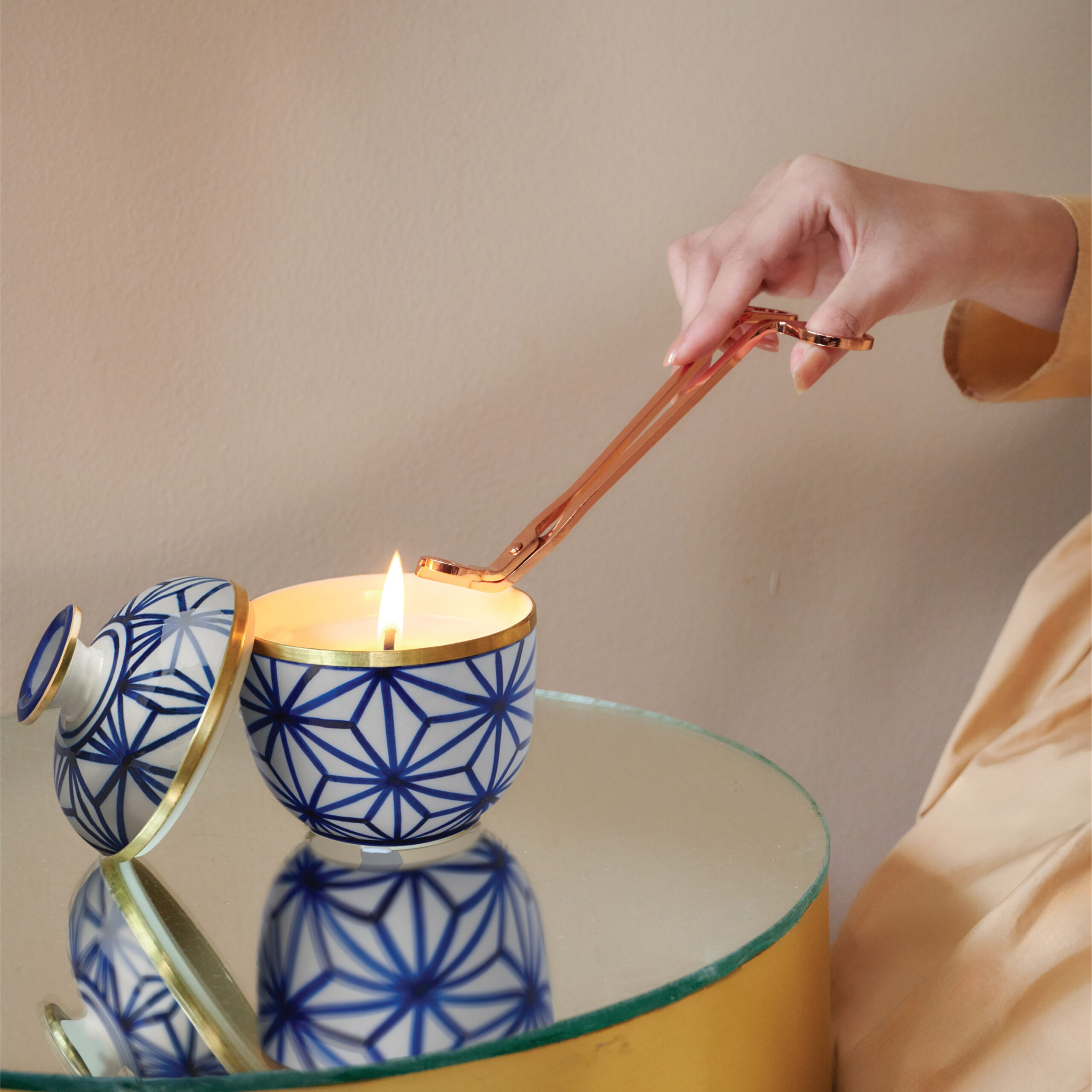 Ceramic Candle Tuay Blue star - Image 5
