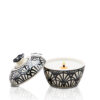 Ceramic Candle Kram Art Nouveau Glass