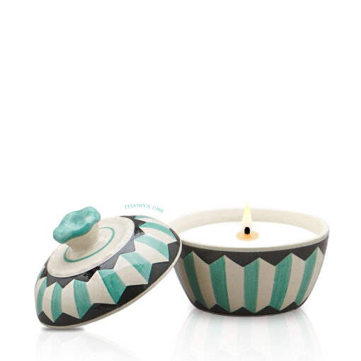 Ceramic Candle Kram Honey Comb