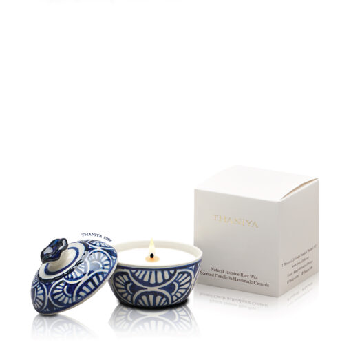 Ceramic Candle Kram Art Deco Fan - Image 2