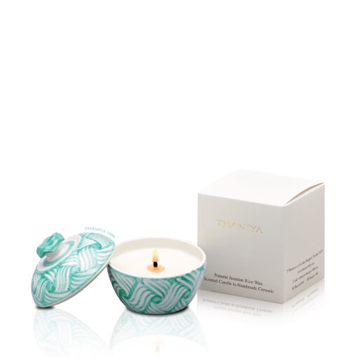 Ceramic Candle Kram Green Infinity - Image 2