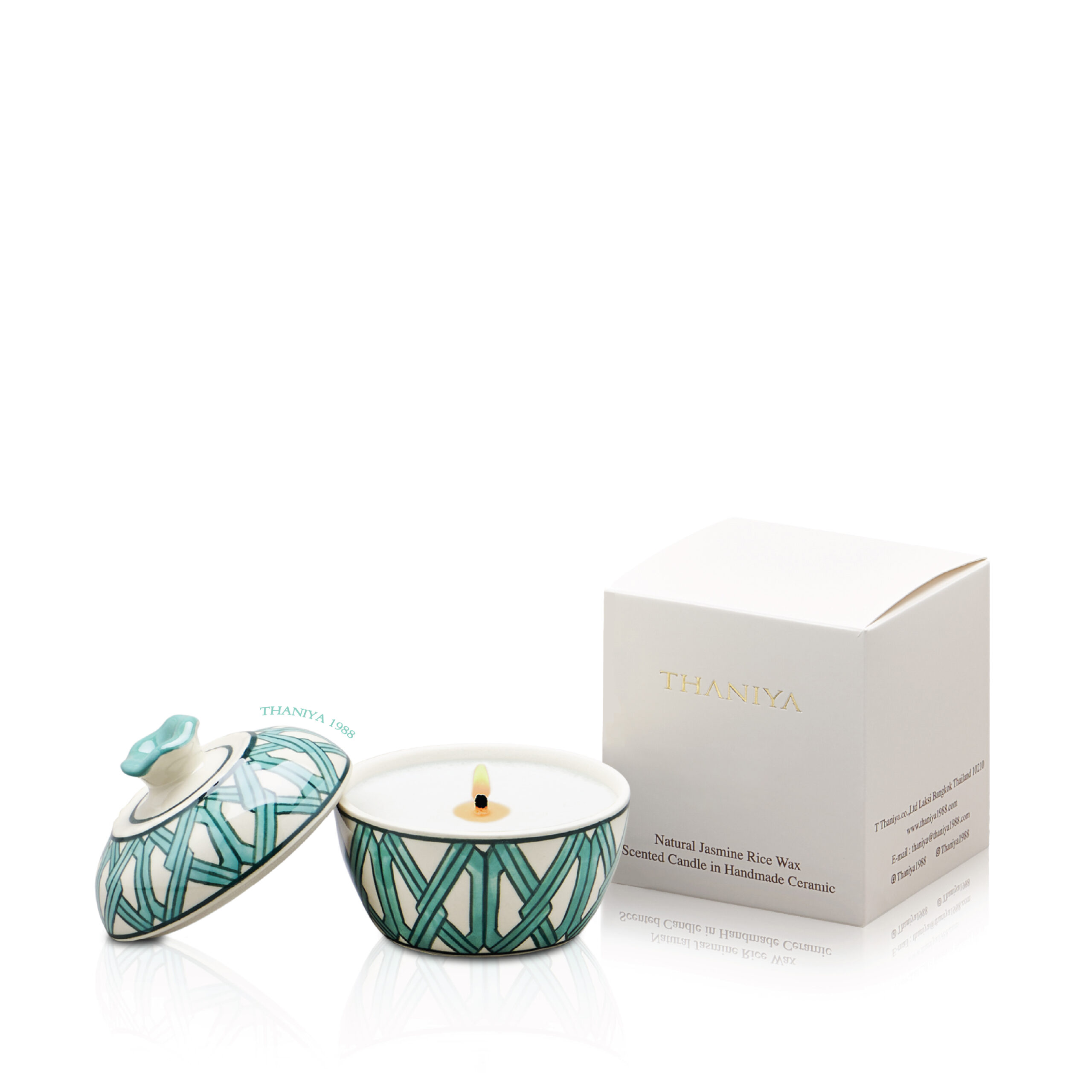 Ceramic Candle Kram Green Kra Tip - Image 2