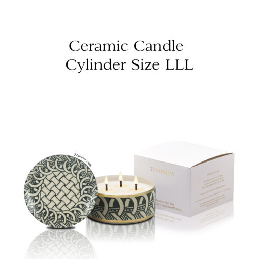 Ceramic Canister Cylinder Black Rasso - Image 4
