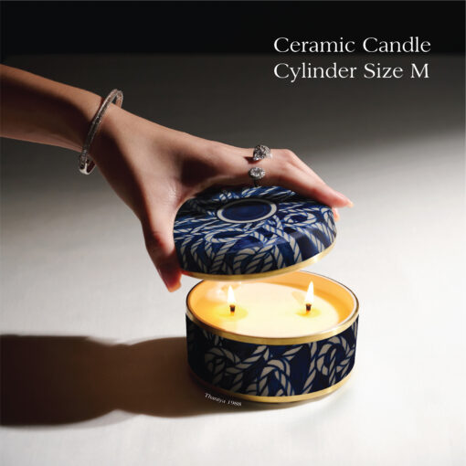 Ceramic Candle Cylinder The Rope - Image 9