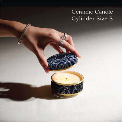 Ceramic Candle Cylinder The Rope - Image 8