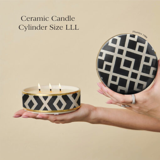 Ceramic Canister Cylinder Pok Marky - Image 7