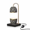 Black Candle Warmer Lamp Great Gatsby with Hand-Painted Ceramic – THANIYA 1988